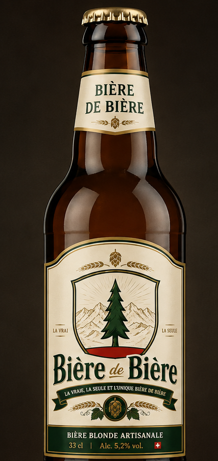 Bouteille de Bière de Bière, bière artisanale 33 cl